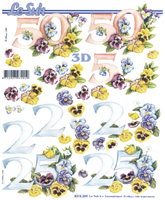 Flowers and Number 50 and 25 - 8215329