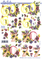 Flowers and Number 60 and 70 - 8215332