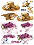 Hat And Flowers - 821561
