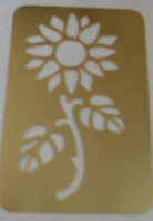 Brass Embossing Stencil Flower Design - AAA25