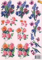 Roses - Pansies - 2414AV