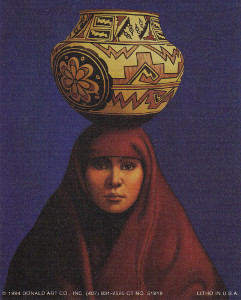 Zuni Woman 51920 Print Size 5 x 4 - C0124