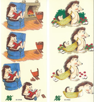 Happy Hedgehogs Pack of 2 designs - C0365