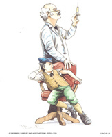 Prints Doctor with the jab Pack of 6 Prints Size 8 x 6 - C0415