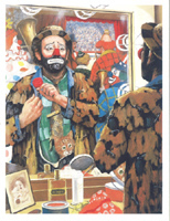 Circus Clown On with the Motley Size 8 x 6 - C0446