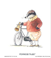Foxwood Tales Badger Umpire Pack of 6 Prints Size 5 x 6 - C0471