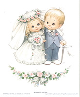 Morehead Blessed are Ye Wedding Couple Pack of 6 Prints Size 8 x 6 - C0600