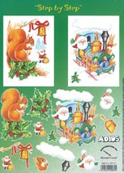 Santa Delivering - D0715-1