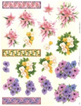 Flowers and Borders - E522N