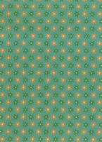 Value Vellum 10 pack sheets Green And Orange Flower Heads - GCP2005