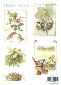 Birds Sheets A5 Size - MB9107