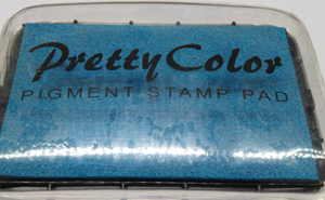 AQUA BLUE ---Pretty Color Pigment Ink Stamp Pads - PC16
