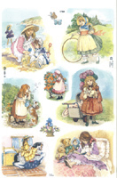 Little Girls Busy Day - S1791