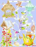 Birds/Bird Tables - S1932