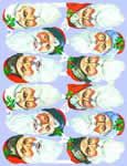 Santa Faces - S788