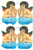 4 Large Angels 2 each of the same design - S859