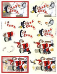 Santa Snowman - X129