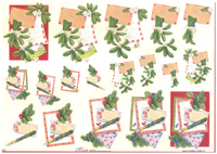 Step by Steps 4 designs Christmas Letter - X331