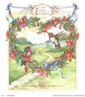 Love Birds 1146 Print Size 10 x 8 - 2802