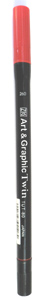 Zig Art Graphic Twin Pen Colour Tuscan Red - TUT-80/260