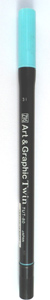 Zig Art Graphic Twin Pen Colour Pastel Blue - TUT-80/31